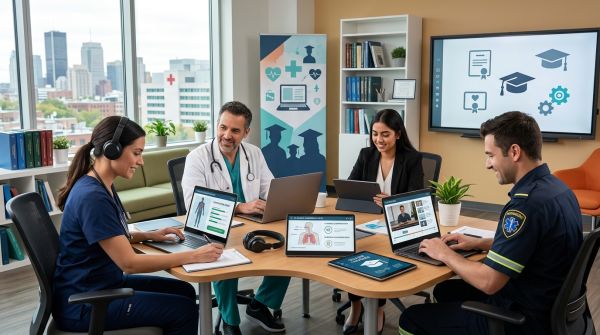 Top 5 formations e-learning en santé avec certification flexible